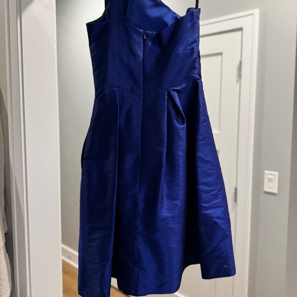 Alfred Sung, Blue, Size 4, One shoulder cocktail dress - Picture 2 of 3